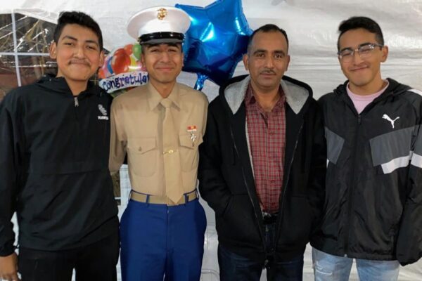 U.S. Marine talks about reuniting with his father who was detained by ICE