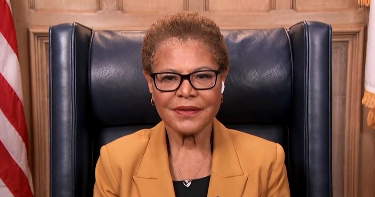 L.A. Mayor Karen Bass says "I don't think that's a problem" as city lacks permanent fire chief