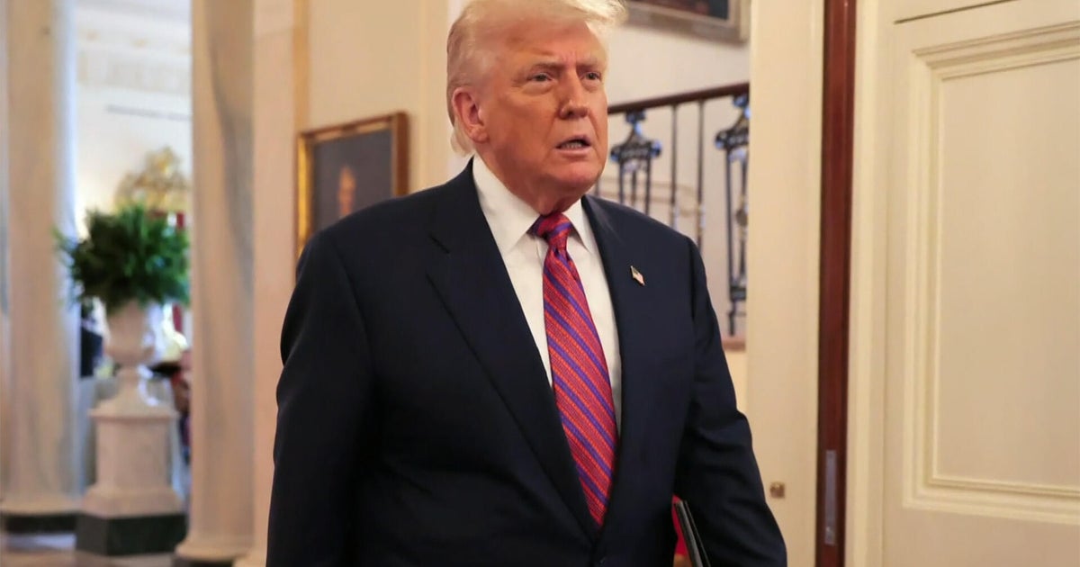 Trump's approval dipping, CBS News poll finds