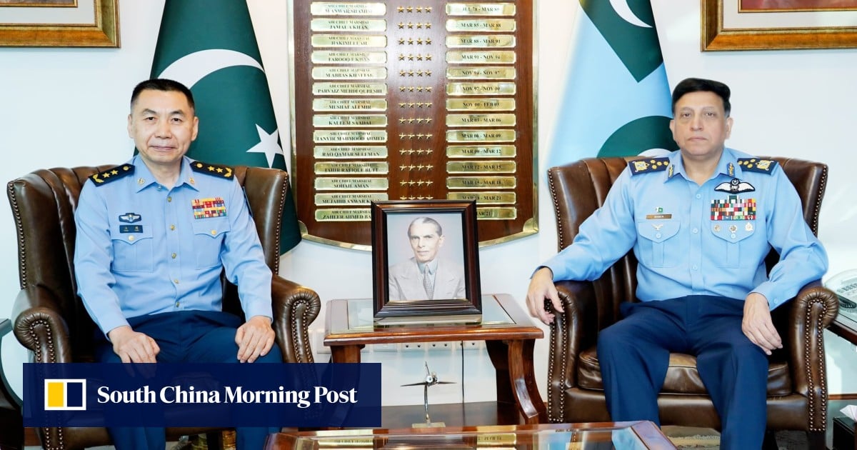 Chinese and Pakistani air chiefs seek military synergy on training and tech fronts
