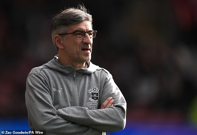 Former Southampton boss Ivan Juric has been hospitalised after suffering 'serious inflammation' of his upper airways