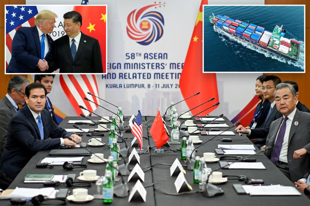 Trump eyes China visit for tariff talks, Rubio says after Malaysia meeting