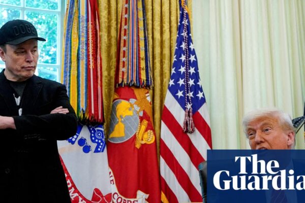 Trump and Musk’s feud blows up again with threats of Doge and deportation | US politics
