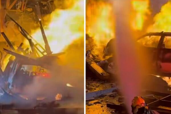 Domino's restaurant in Utah explodes after SUV crashes into building