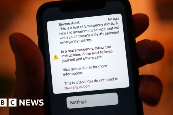 UK emergency alert to be tested for second time in September