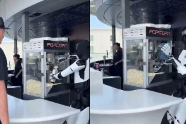 Elon Musk’s Tesla Optimus humanoid robot serving popcorn goes viral; says, ‘This will become normal in a few years’ |
