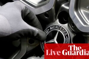 Mercedes-Benz and Porsche flag €800m in combined costs from Trump tariffs – business live | Business