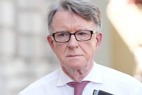 Baseline US tariffs on most UK goods ‘here to stay’, Lord Mandelson says