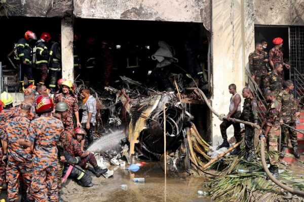 Teacher dies saving students from inferno in Bangladesh jet crash Yahoo news home