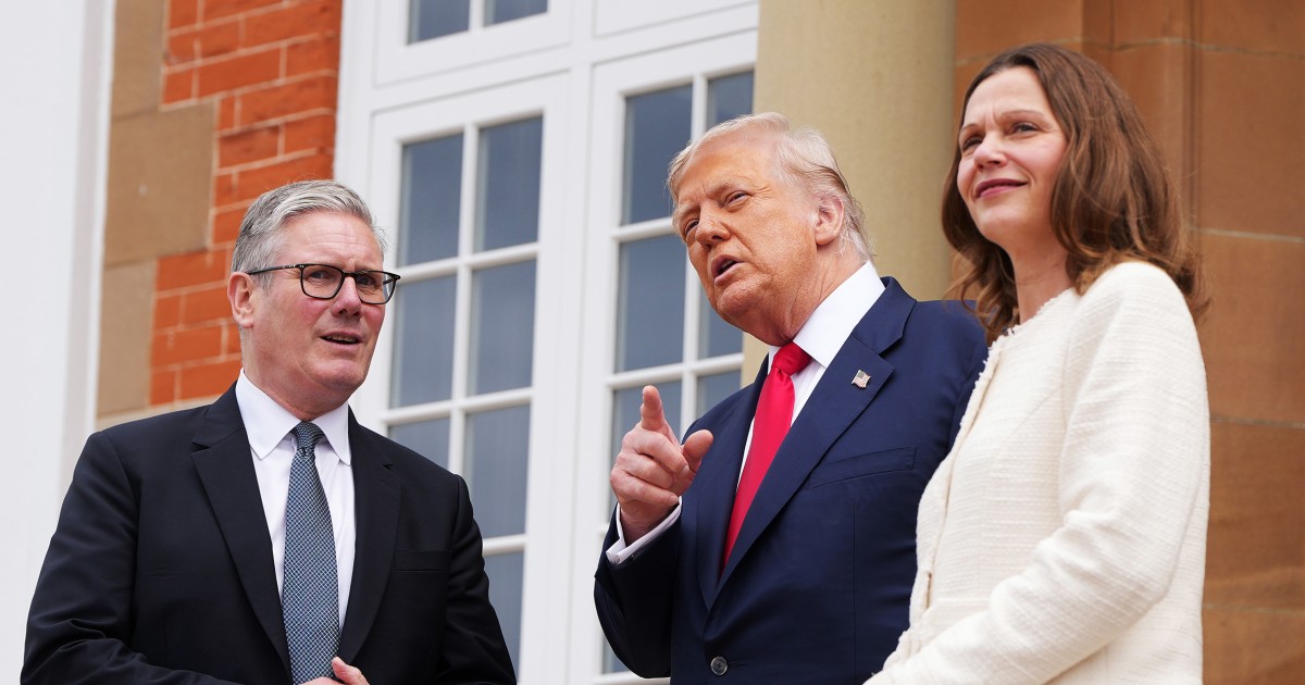 Trump discusses trade and Gaza with U.K. Prime Minister Keir Starmer during Scotland visit
