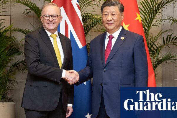 Anthony Albanese faces diplomatic tightrope in China as spectre of Trump and Aukus review looms large | Australian foreign policy
