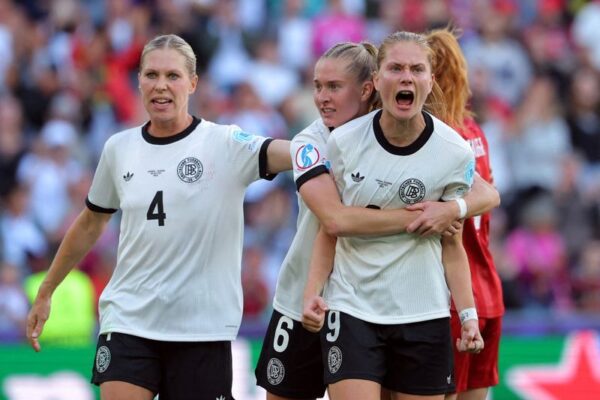 Football: Soccer-Germany surf wave of travelling support to book Euro 2025 knockout spot