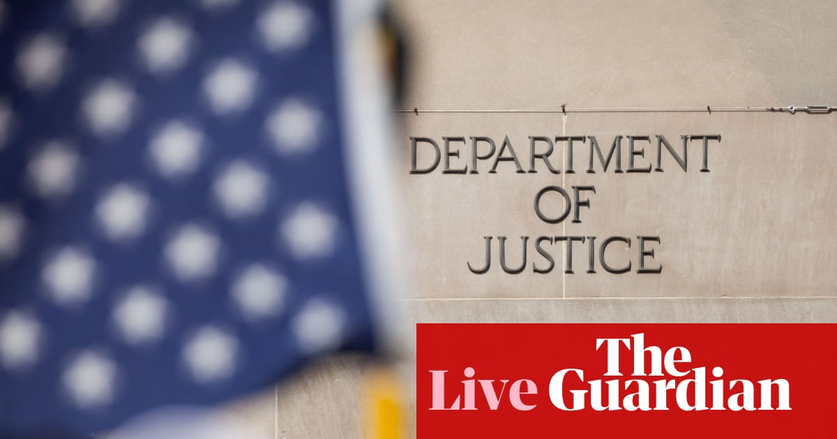 Trump administration urges judges to release testimony heard by grand juries over Epstein – US politics live | US news