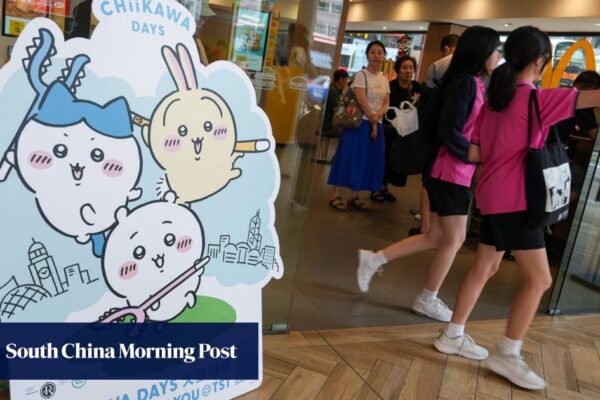 Chiikawa toy craze grips Hong Kong as thousands queue for McDonald’s promo meals