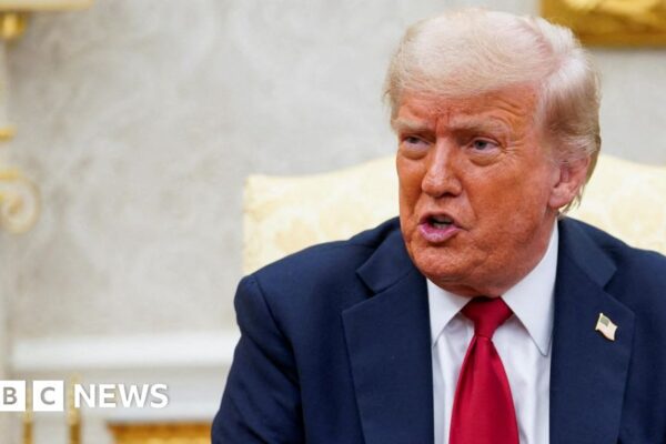 I'm disappointed but not done with Putin, Trump tells BBC