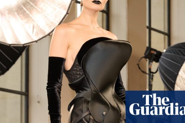 Schiaparelli has celebrities in its sights with buzzy war-inspired futurism | Paris fashion week