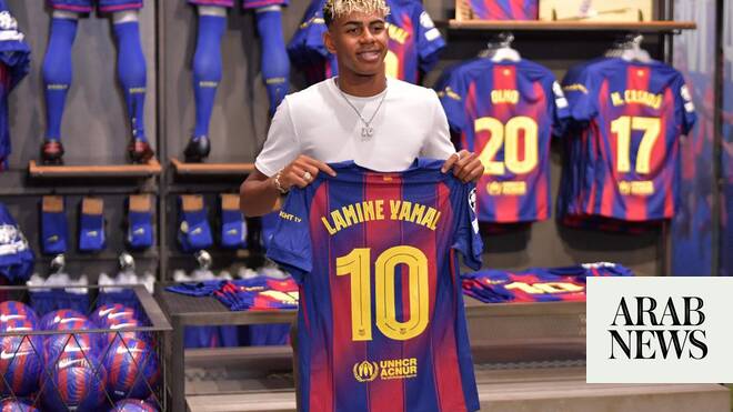 Lamine Yamal to wear Barcelona’s iconic No. 10 jersey next season