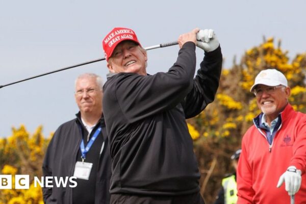 Trump and golf - striking balls and deals over 18 holes