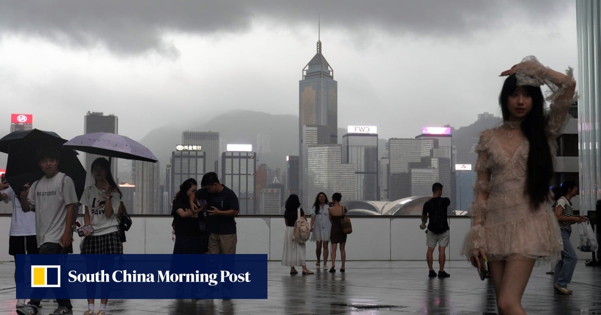 Why have severe storms hit Hong Kong despite lower cyclone intensity?