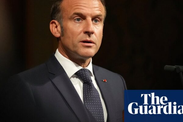 Europe should reduce US and China ‘dual dependencies’, Macron warns | Emmanuel Macron