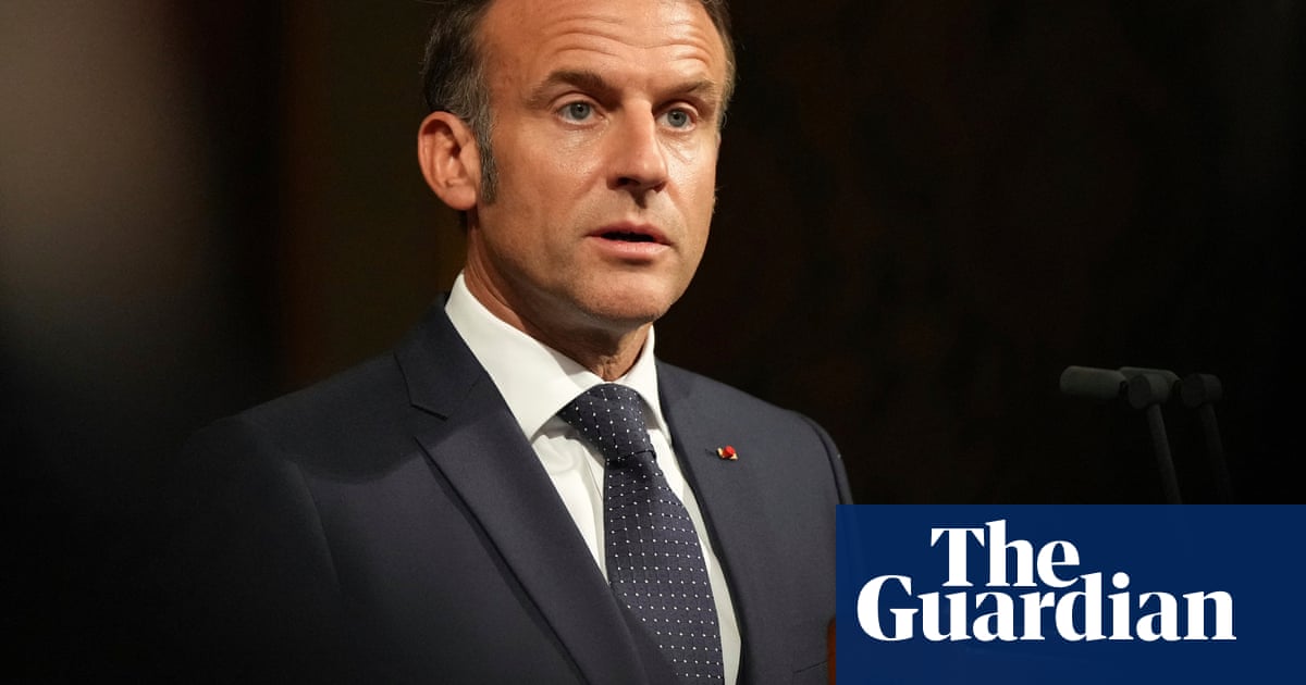 Europe should reduce US and China ‘dual dependencies’, Macron warns | Emmanuel Macron