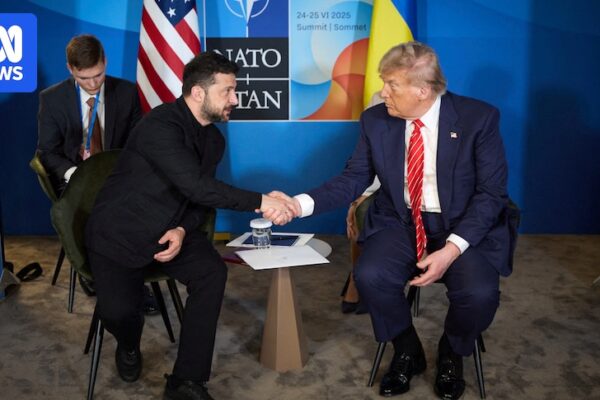 Donald Trump and Volodymyr Zelenskyy discuss US weapons for Ukrainian defence