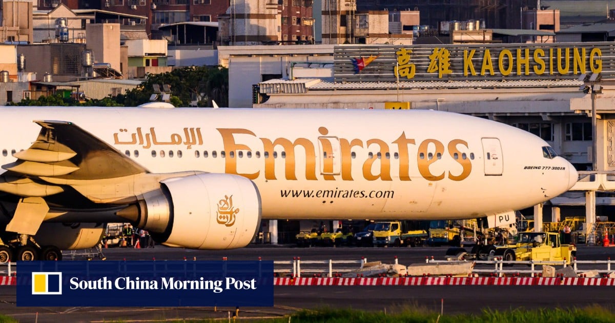 Emirates flight from Dubai diverted to Taiwan after failing to land in Hong Kong