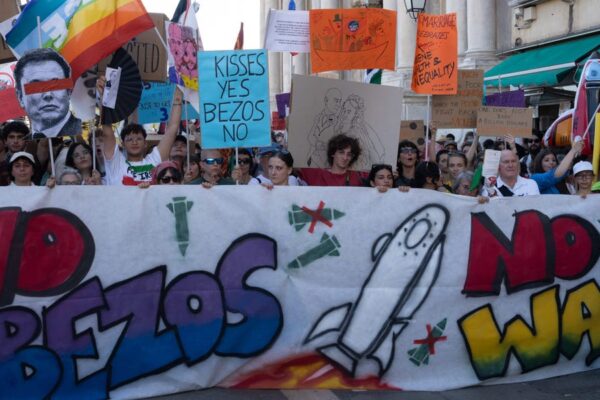 Venice Protest Aren't Just About Jeff Bezos, Lauren Sanchez's Wedding