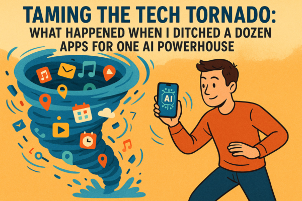 Taming the Tech Tornado: What Happened When I Ditched a Dozen Apps for One AI Powerhouse