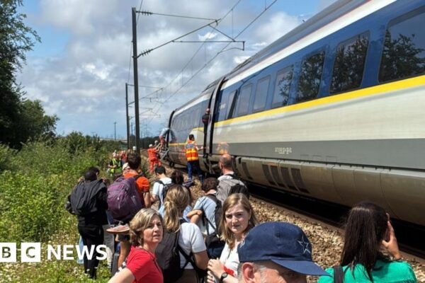 Eurostar train evacuated in northern France after four-hour wait