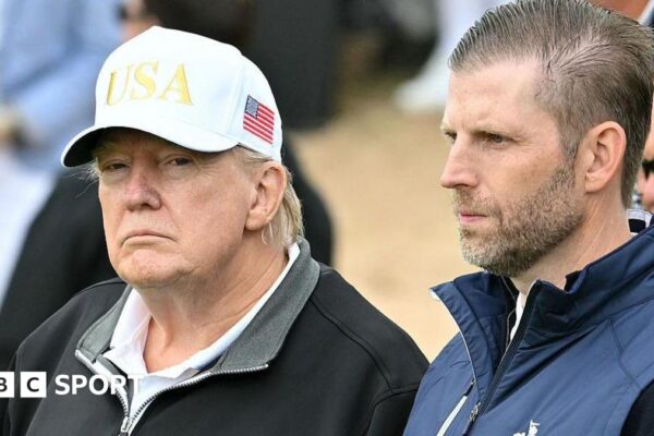 President Trump and Eric Trump
