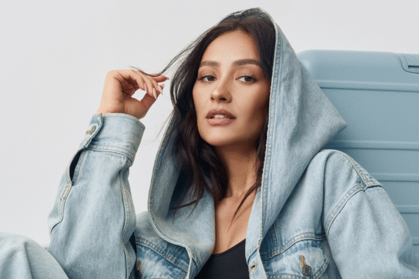 Shay Mitchell's B&Eacute;IS collaborated with Gap on denim loungewear and luggage