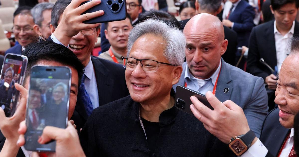 Nvidia CEO Huang praises China tech during Beijing visit