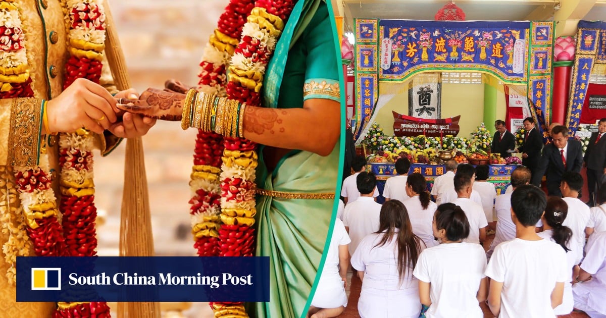 China family holds funeral as Indian neighbours host wedding in joint act of communal harmony