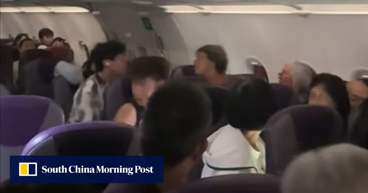 Police board HK Express flight after passengers argue over boy kicking seat