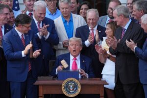 Trump claims victory as he signs controversial budget and tax bill into law | Donald Trump News