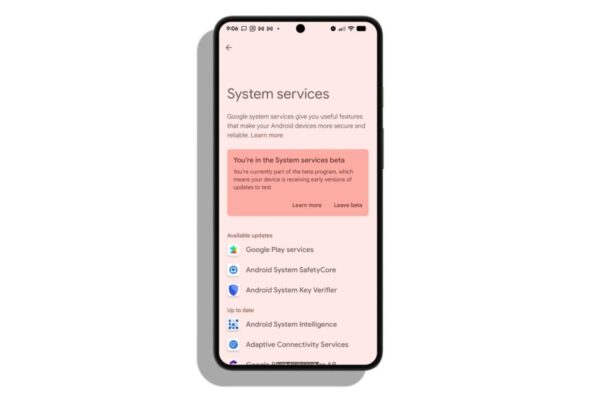 Android gets new ‘System services’ settings page for Google apps