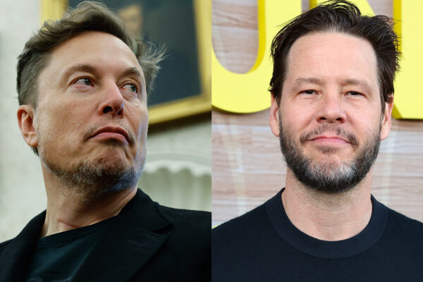 Elon Musk and Ike Barinholtz