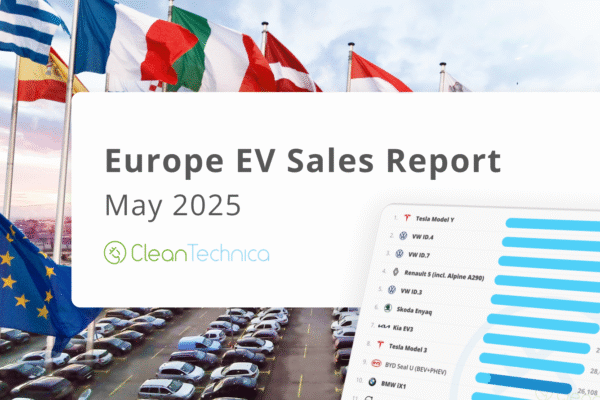 Europe EV Sales Report — King Volkswagen Rules in a Fast Growing (+34% YoY) EV Market