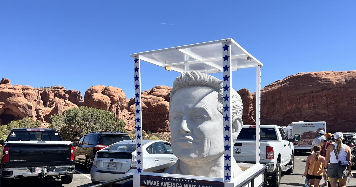 What was the sculpture of Elon Musk spotted in a national park? – Deseret News