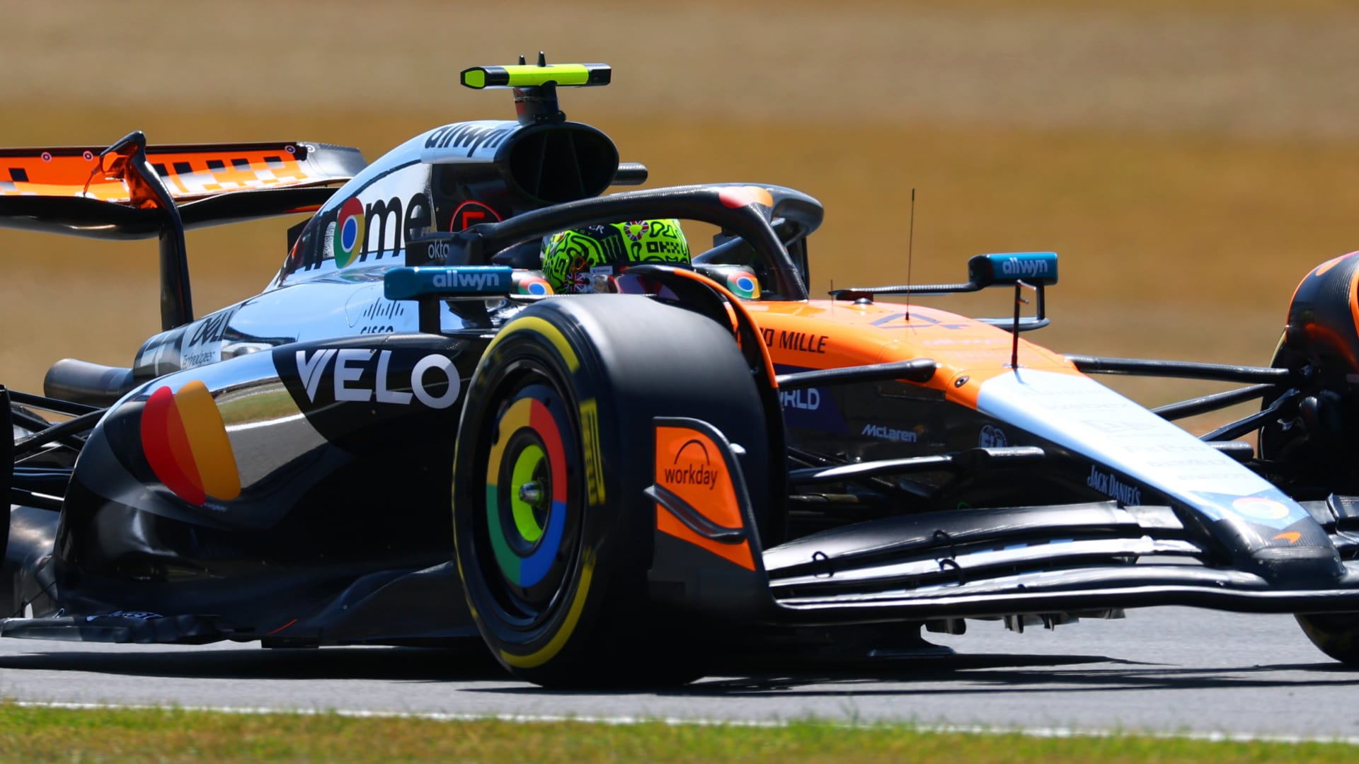 NORTHAMPTON, ENGLAND - JULY 04: Alexander Albon of Thailand driving the (23) Williams FW47 Mercedes
