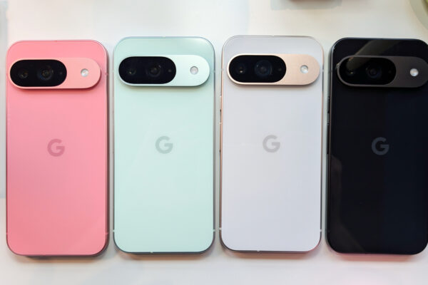 Google Pixel 9 front and back