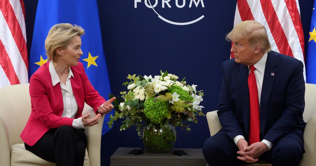 Von der Leyen to meet Trump on Sunday as EU-US trade deal comes into view – POLITICO