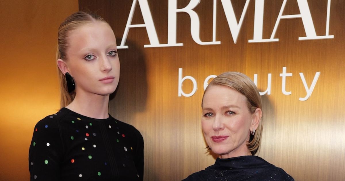Naomi Watts Supports Daughter Kai Schreiber at Celine Fashion Show