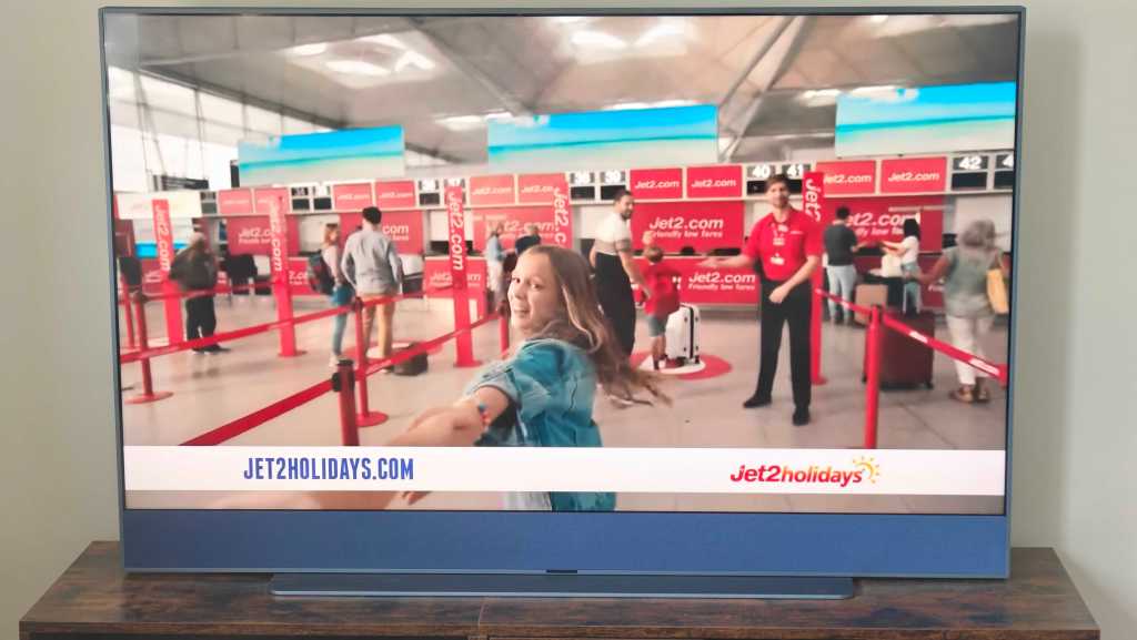 Jet2holiday advert on Sky Glass