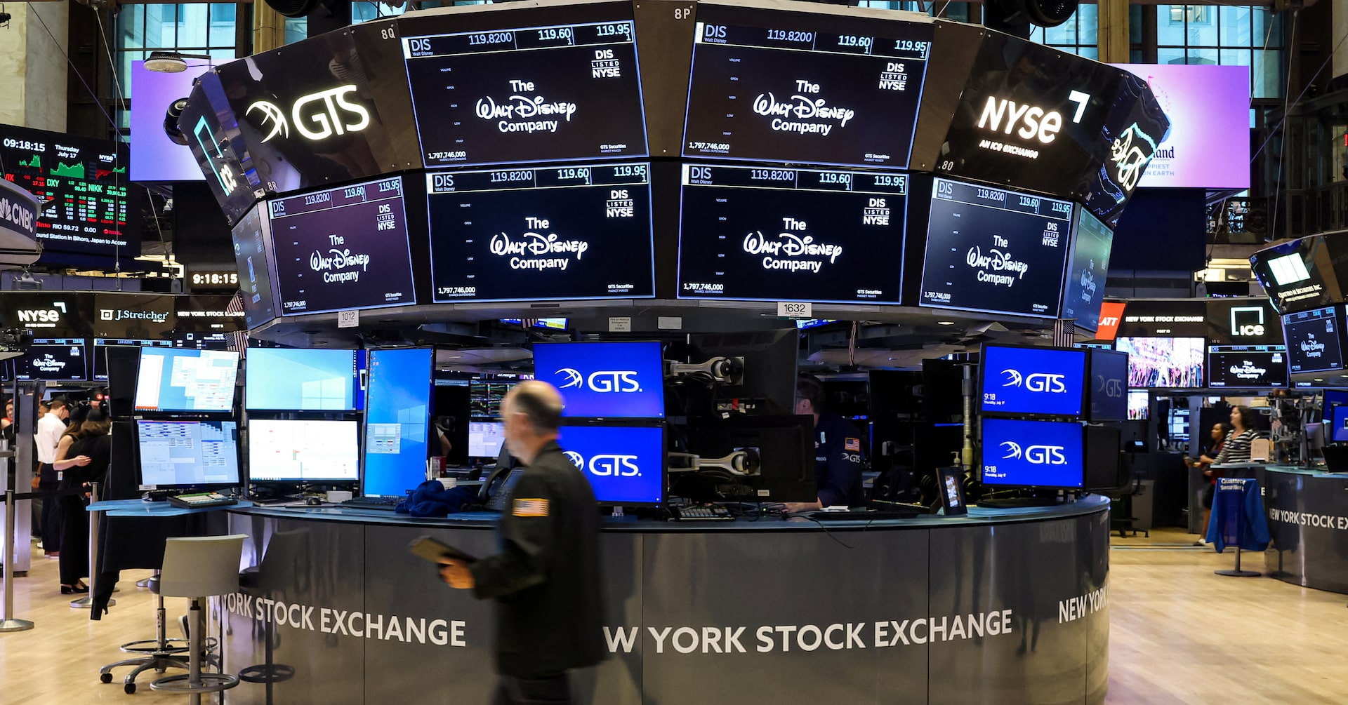 Equities little changed; US yields dip as investors look to tariffs, earnings, economic data