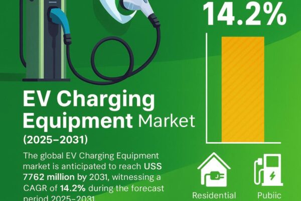 EV Charging Equipment Market to Hit USD 7762 Million by 2031,