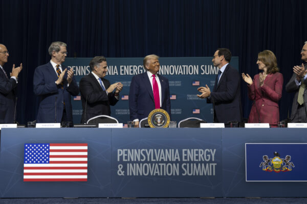 President Donald Trump participates in the Inaugural Pennsylvania Energy and Innovation Summit at Cohon University Center at Carnegie Mellon University, Tuesday, July 15, 2025, in Pittsburgh, Pennsylvania.  (Official White House Photo by Molly Riley)