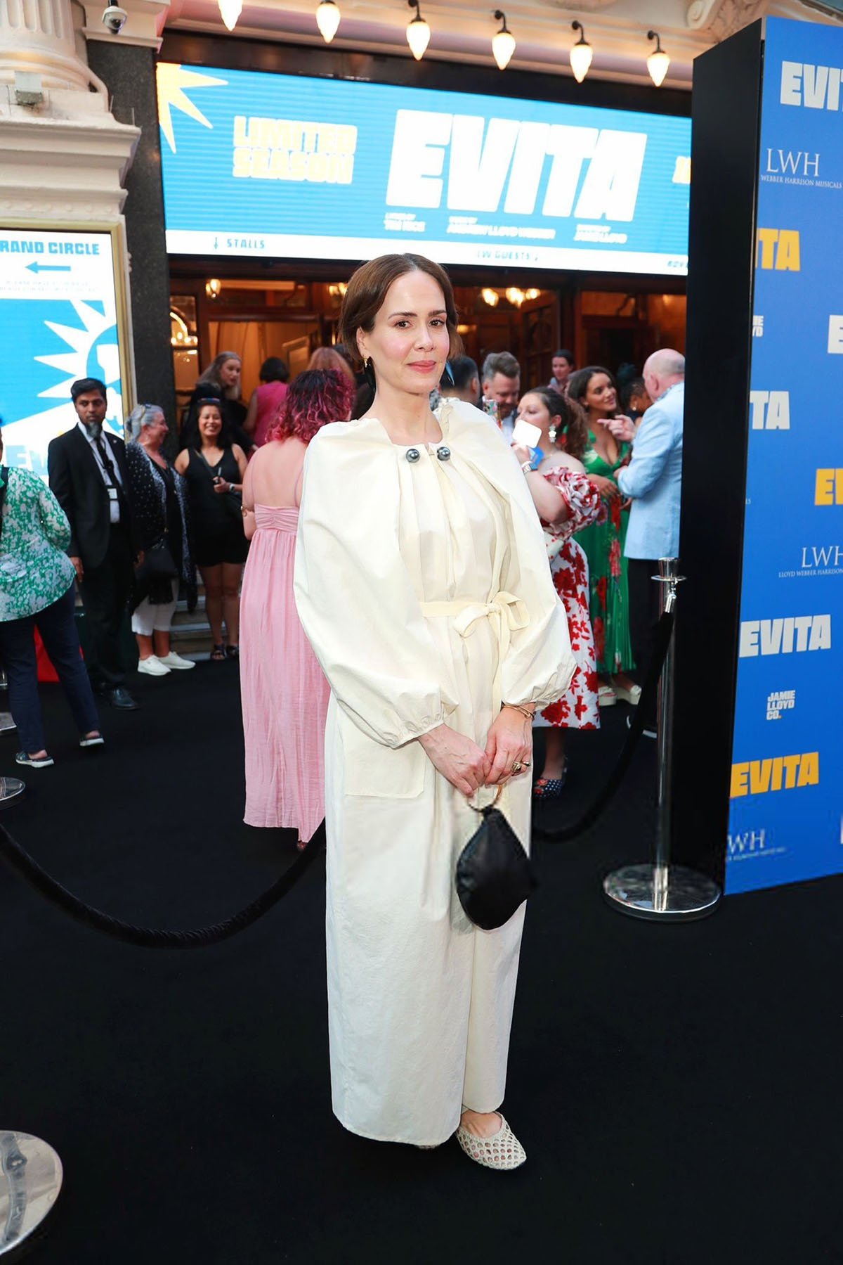 Sarah Paulson attends the press night performance of "Evita"