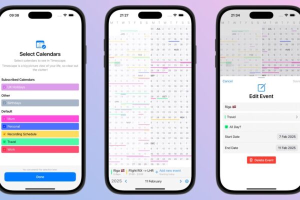 Indie App Spotlight: 'Timescape' is a big-picture calendar for year-round planning